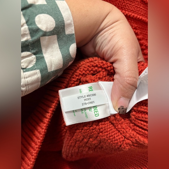 J.Crew Cotton Crewneck Sweater In Combination Guernsey Stitch Men M - Picture 5 of 5